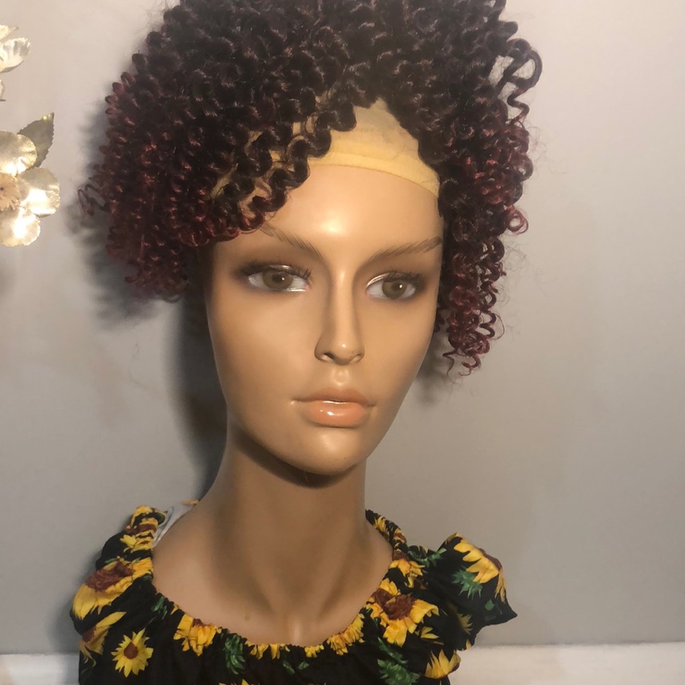 Short Afro Kinky Curly Ponytail
